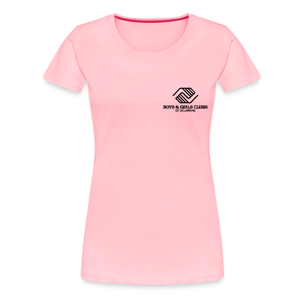 LOGO ONLY Women’s Premium T-Shirt - pink