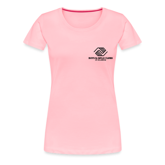 LOGO ONLY Women’s Premium T-Shirt - pink