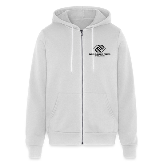 BGCDE Club Kids Need You BLUE - Dual Sided Unisex Full Zip Hoodie - silver