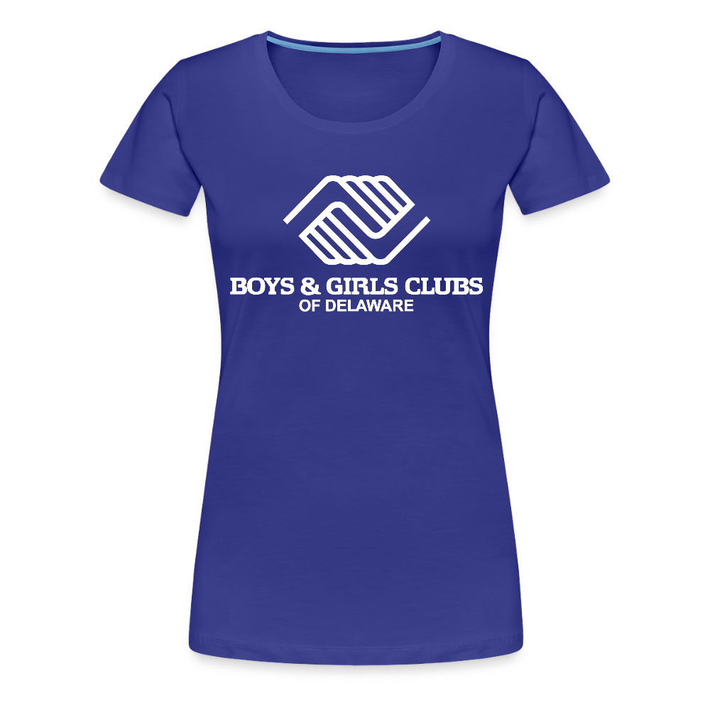 LOGO ONLY Women’s Premium T-Shirt - royal blue
