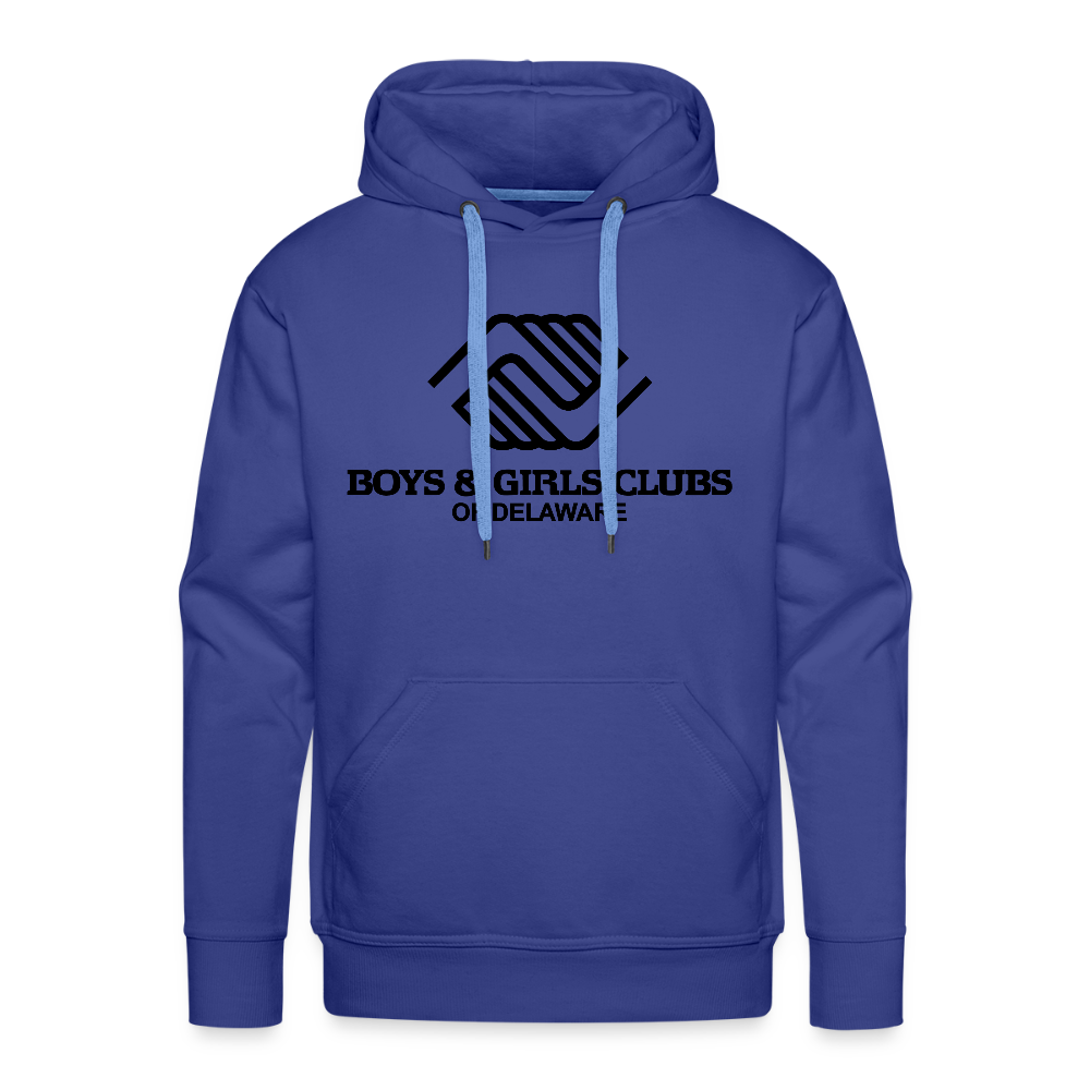 LOGO ONLY Men’s Premium Hoodie - royal blue