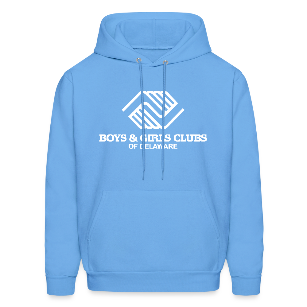 LOGO ONLY Men's Hoodie - carolina blue