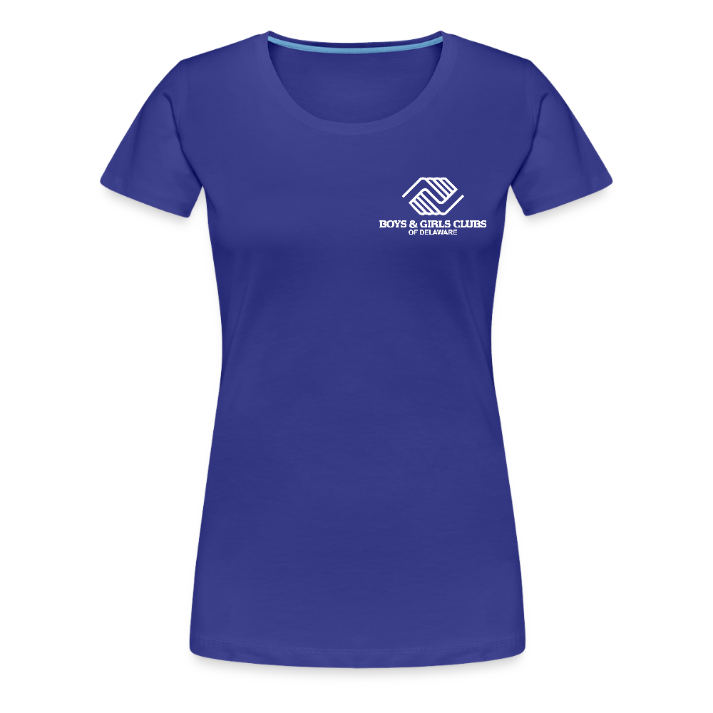 LOGO ONLY Women’s Premium T-Shirt - royal blue