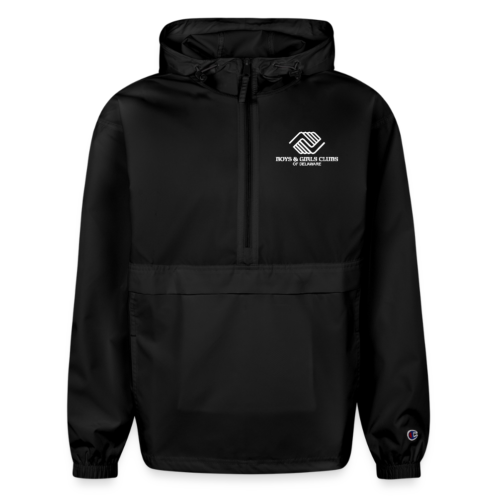 LOGO ONLY Champion Packable Jacket - black