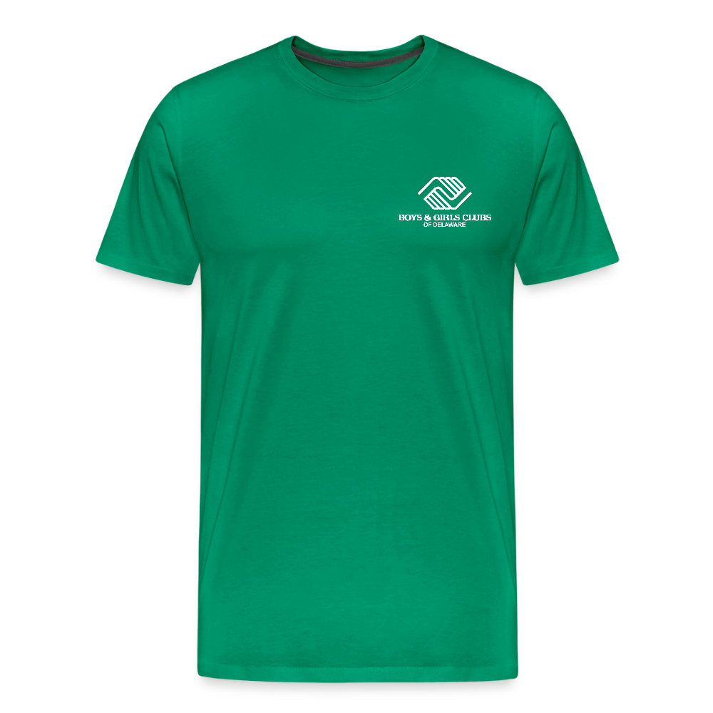 LOGO ONLY Men's Premium T-Shirt - kelly green