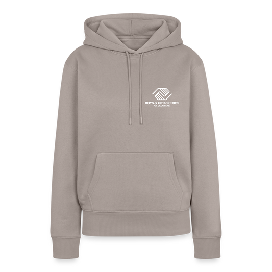 LOGO ONLY Women’s Premium Hoodie - taupe