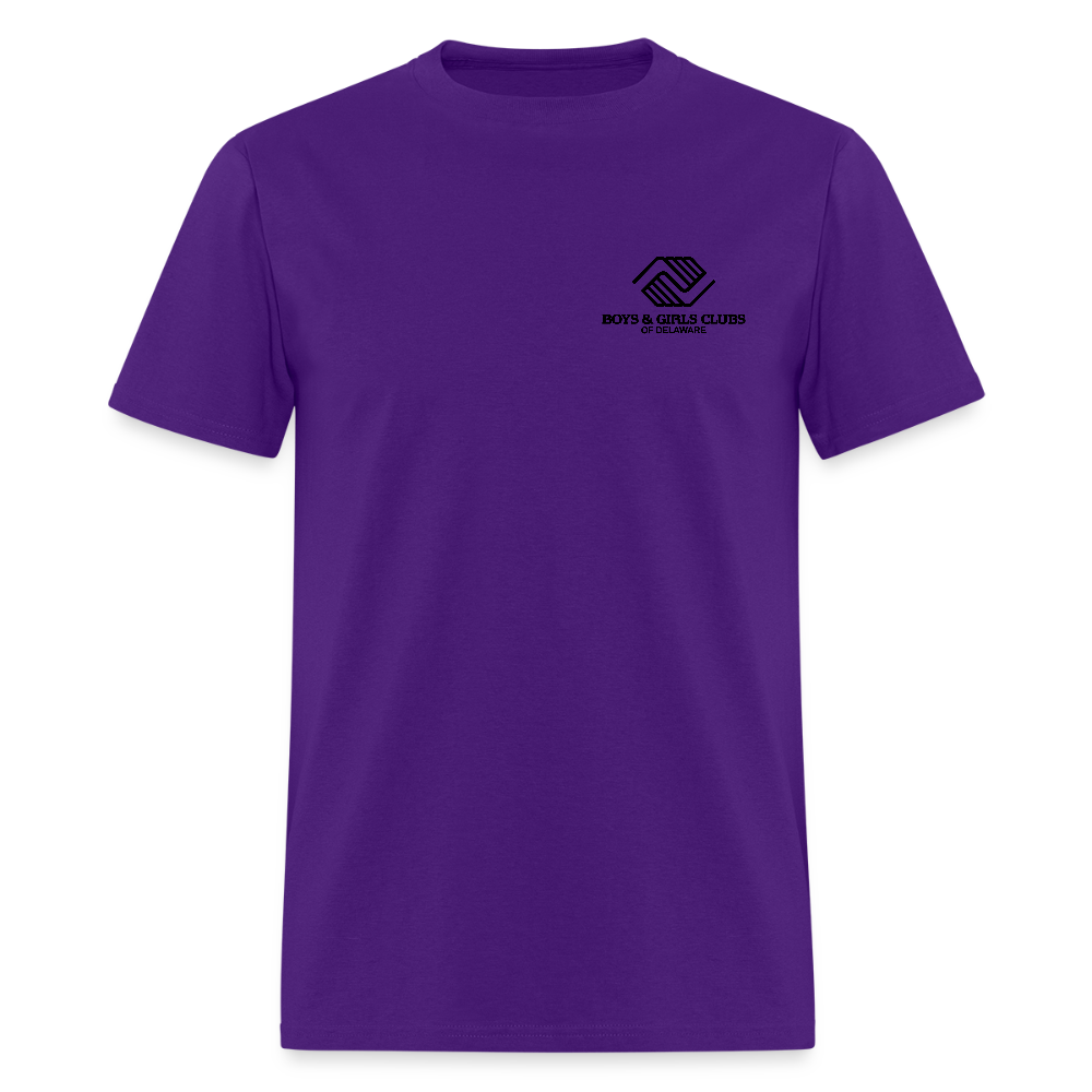 LOGO ONLY Men's T-Shirt | GILDAN 5000 - purple