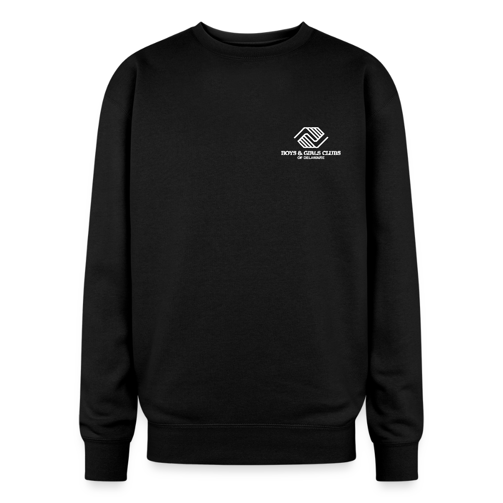 LOGO ONLY Oversized Crewneck Sweatshirt - black