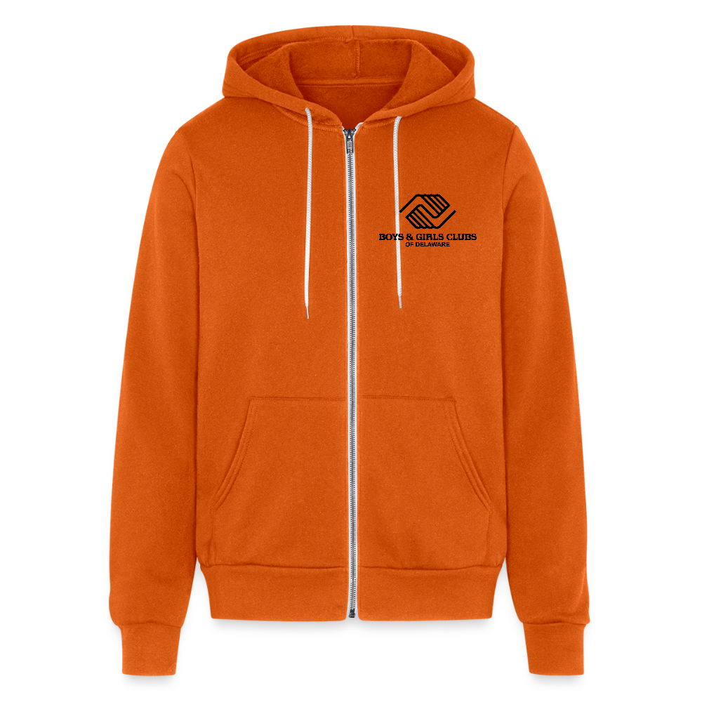 LOGO ONLY Unisex Full Zip Hoodie - autumn