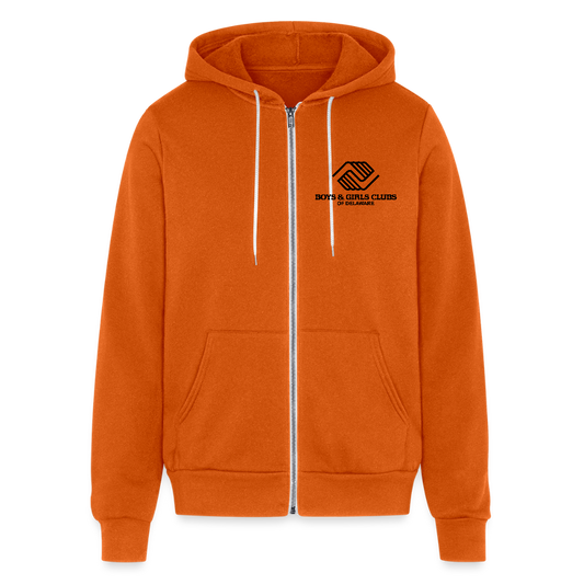 LOGO ONLY Unisex Full Zip Hoodie - autumn