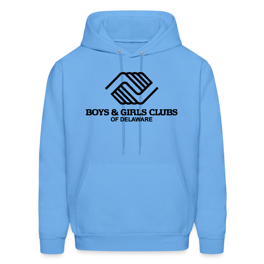 LOGO ONLY Men's Hoodie - carolina blue