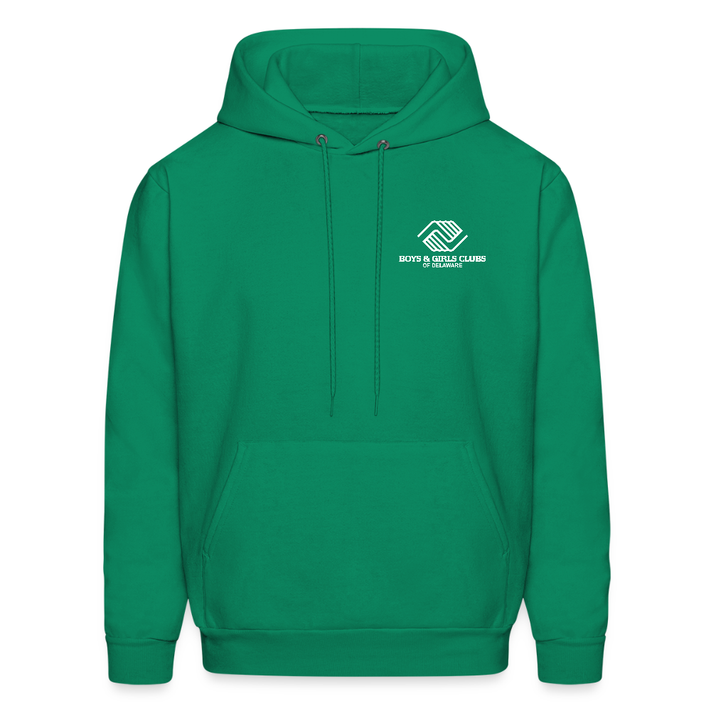 LOGO ONLY Men's Hoodie - kelly green