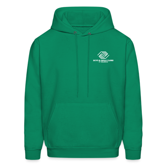 LOGO ONLY Men's Hoodie - kelly green