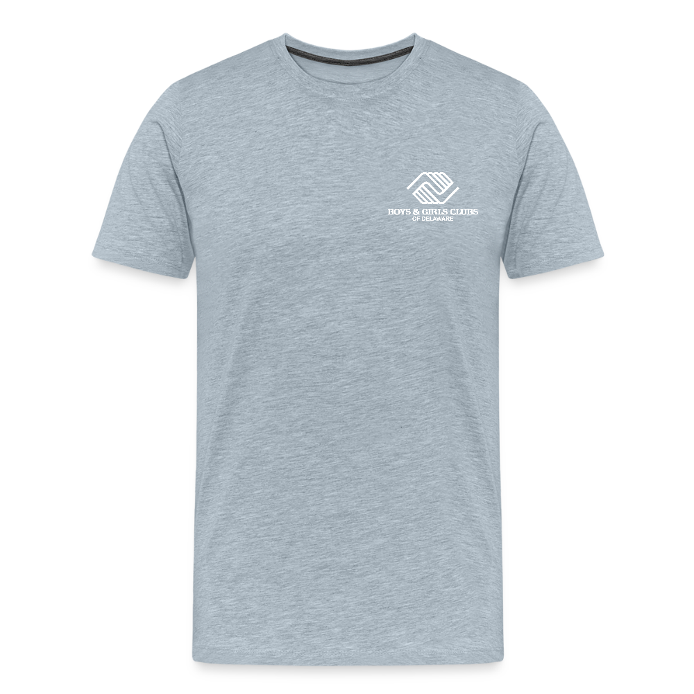 LOGO ONLY Men's Premium T-Shirt - heather ice blue